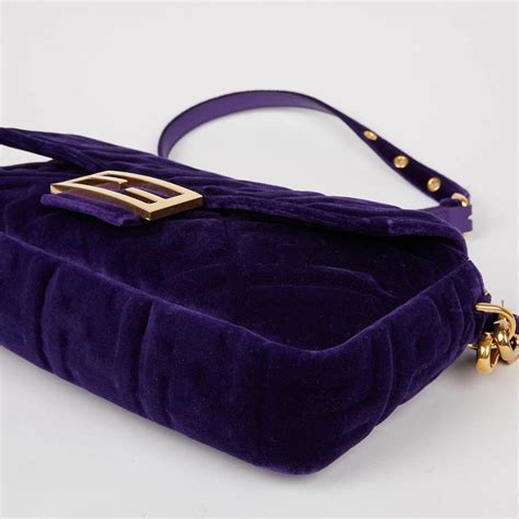 fendi velvet bag strap|fendi baguette bag price.